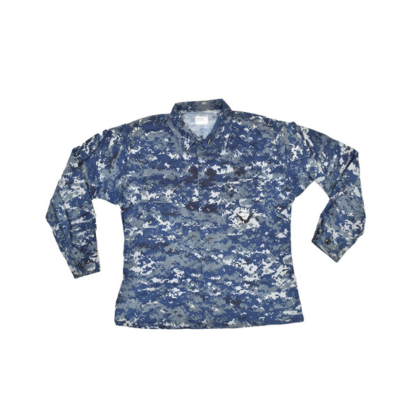 U.S. Navy Digital Camo Working Blouse Regular Size Medium Jacket - Picture 1 of 8